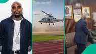 “Homecoming”: Asake touches down in helicopter as he visits his alma mater, OAU in style