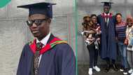 Former Ibadan secondary school dropout becomes master's degree awardee in England, shares photos