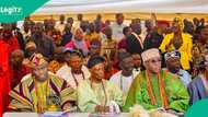 Alaafin absent as Olubadan takes over Oyo Obas’ council, photos emerge