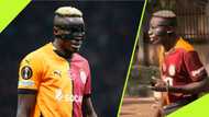 Victor Osimhen’s lookalike spotted wearing Galatasaray jersey and mask in Nigeria