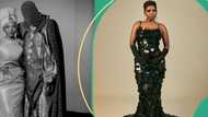 "This is Swanky": Annie Idibia adorns South African attire, poses with mysterious man, fans react