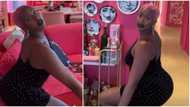 DropItChallenge: Oxford University's DJ Cuppy whines her big behind as she submits entry with her dog Dudu