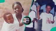 Lady finally reunites with her school mother, shares sweet messages online: "After 19 years"