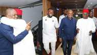 Just in: Umahi holds crucial meeting with top APC chieftain from southeast after defection (photo)