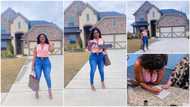 Young Nigerian lady 'buys' her first house working as nurse in America, shares photos, stirs controversy