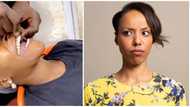 Something people spend money to close: Nigerians react to video of lady creating gap teeth by filing