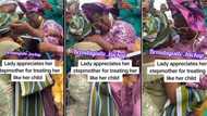 “You dad also deserved celebration”: Nigerian bride praises step-mum for treating her like daughter