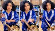 “I use table water to cook”: Video as Bobrisky brags about his cooking, says he doesn’t use tap or pure water