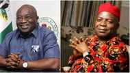 After losing Abia state to LP, Ikpeazu hails Alex Otti, sends strong warning to opponents