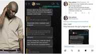"Never forgive": Chat leaks as Nigerian lady apologises to boyfriend after getting pregnant for a married man
