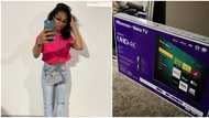 "What does he do for a living?" Lady shows 50-inch TV 16-year-old boy bought her younger sister, many react