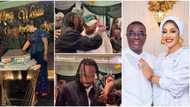"Wetin dey do 9ice?" Video of singer with MC Oluomo at KWAM 1’s 66th birthday party stirs reactions