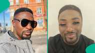 Adeniyi Johnson teases fans with his inner Bobrisky, calls self 'Niyirisky': "Let Agege catch you"