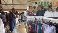 Saraki storms southwest state as anti-Tinubu faction dumps APC for PDP photos, video emerge