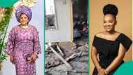 Netizens flood Kazim Adeoti's 1st wife's comment section after Mercy Aigbe's house got burnt