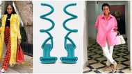 The fancy side of life: Nigerian designer Lisa Folawiyo sported in N570k 'telephone wire' shoes