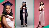 Female graduate of university of Ibadan trends online after sharing her grade, photos go viral