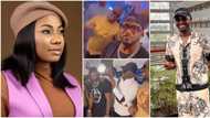 Mercy Chinwo leads worship songs at Jowizaza's birthday, Obi Cubana, Peter Okoye, others sing along