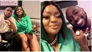 This relationship sweet o: Many gush as Davido pecks bestie Eniola Badmus in video after show in Toronto
