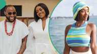Anita Brown sends heartfelt message to Davido over alleged twins, fans react: "She dey regret"
