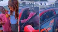 "You make me to ride fine car like this": Emotional moment Phyna surprised her dad with a new car
