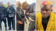 Portable Zazu quickly pockets foreign currencies as he unveils his female manager in funny video, many react