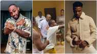 TASUED students 'fight' over who is better between Davido and Wizkid, video stirs reactions