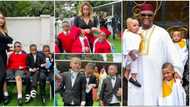 Ragnar, Aiden & Liam: Femi Fani-Kayode and wife, Precious celebrate as their triplets graduate, photos trend