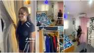 "Tiny toilet": Nigerian lady shows her very small N400k Lagos apartment in video, sends netizens into a frenzy