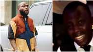 Grownup Davido fan cries uncontrollably like a baby in old viral video after seeing singer for the first time