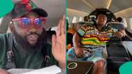 Video as Opeyemi Famakin candidly reviews Jollof rice from Cubana Chiefpriest's restaurant