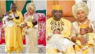 "Congratulations mama": Emotional photos emerge as Nigerian woman gives birth to twins after 10 years