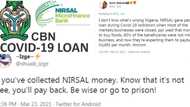 Man shares the amount CBN told his friend to repay because he took the COVID-19 loan, says he may go to prison