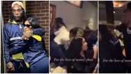 Reactions as Stefflondon shares video of Burna Boy throwing money at restaurant staff