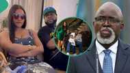 Davido, Chioma visit Amaju Pinnick's house, meet Psquare's Jude Okoye's family ahead of wedding