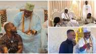 11 Nigerian celebrities who have been spotted with Ooni of Ife Oba Adeyeye Ogunwusi