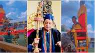 It looks so real: Video of Alaafin of Oyo’s statue appearance at his celebration of life stirs reactions