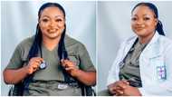 Nigerians celebrate pretty lady on wheelchair as she finally becomes a medical doctor