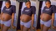 "No fear": Woman who gave birth 1 week ago says baby bump refused to go down, video trends