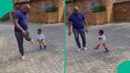 Funny Nigerian father and daughter in South Africa join the gwo gwo ngwo dance challenge