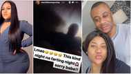 Are you not supposed to enjoy the smell: Nkechi Blessing says as hubby desperately fans room after she farted