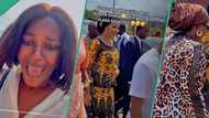 Nigerian lady goes gaga after seeing Bianca Ojukwu walking majestically into her school