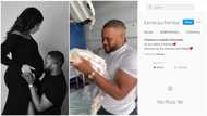 Nollywood actor William Uchemba and wife welcome their first child, Tonto Dikeh, Omotola, others rejoice