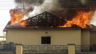 Fear Grips Abia as Hoodlums Set Another Police Station On Fire; Officers Scamper for Safety
