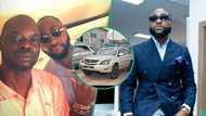 Davido's driver explodes in excitement as singer gifts him a new car: "OBO don do am again"