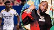 Davido: Real Madrid's Tchouameni shares age he started listening to singer, video sparks reactions