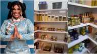 Iyabo Ojo's fully-stocked pantry in new home looks like mini-mart as she shows it off online (video)