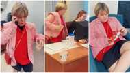 "I don't do that": Mum posts video of son who went to her office to imitate her behaviour in front of staff