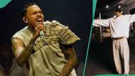 Video of Chris Brown singing in Yoruba and Pidgin live on stage goes viral: "Sey u wan see mental"