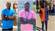 "I'm thrilled": Lucky Nigerian man bags 4 fully-funded scholarships, commences PhD abroad, shares cute photos